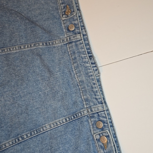 Vintage Guess Jeans American Tradition Blue Denim Vest XL - Picture 6 of 11